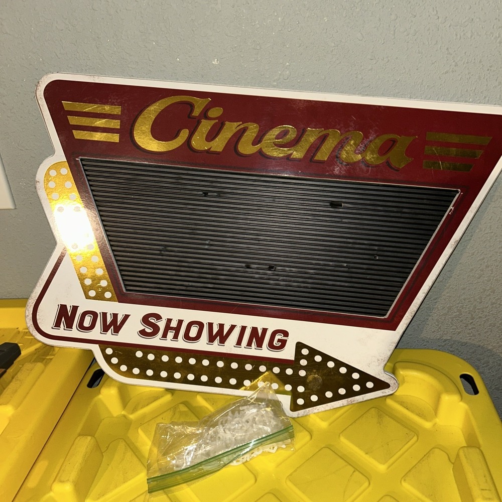 Open Roads Brand Movie Marquee, Vintage style "Cinema Now Showing"